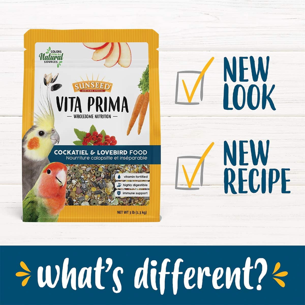 Sunseed Vita Prima Cockatiel (3 lb)