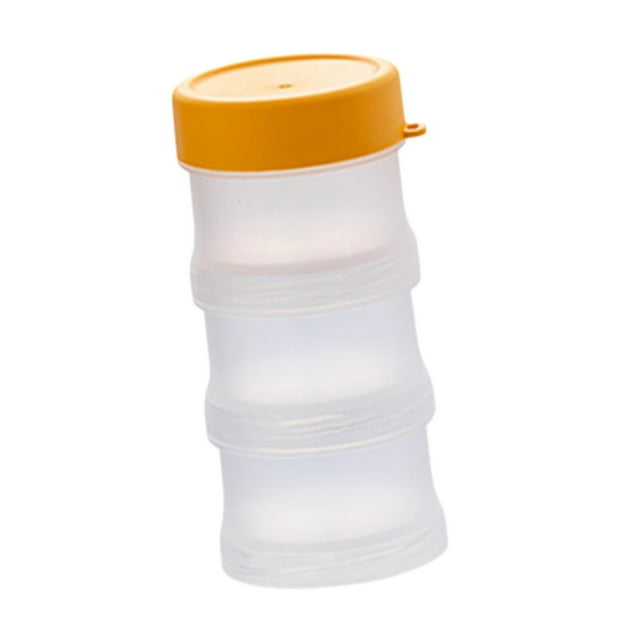 Botella de condimento de contenedores de especias vacío puede condimento compacto botella de especias para acampar para acampar al aire libre mochila Bajo 3 nivel