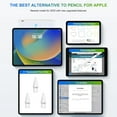thumbnail image 6 of Pencil 2nd Generation for iPad: Magnetic Wireless Charging (Air 4/5, Mini 6, Pro 11/12.9)   USB-C Fast Charge - Palm Rejection Stylus for iPad 6-11, Pro 11/12.9 M4 M5, Air 3-5/M2/M3, Mini 5/6, 6 of 7