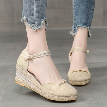 

CAICJ98 Womens Sandals Sandals for Women Elastic Sandals Jussy Flat Thong Sandals with T-Strap Women s Open Toe Sandals Summer Beach Sandals Beige