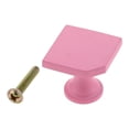 thumbnail image 2 of HDJNal 10Pcs Square Shape Furniture Handles | Classic Zinc Alloy Cabinet Knobs | Pink Drawer Pulls Ideal for Any Home, Kitchen or Office | 6 Colors Available, 2 of 7