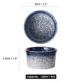 thumbnail image 3 of Ramekins 4 Oz Oven Safe, Creme Brulee Ramekins, Souffle Cups, Souffle Dishes For Oven-gray and blue-Set of 6, 3 of 7