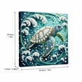 thumbnail image 3 of Diamond Art Kit Dolphin Nautical Wall Decor 10 X 10 Inch Pearl Diamond Art Canvas Coastal Home Decor Adult Craft Kit for Desktop Display 1 Pack, 3 of 6