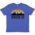 thumbnail image 3 of Inktastic Denver Colorado Skyline Vintage Youth T-Shirt, 3 of 5