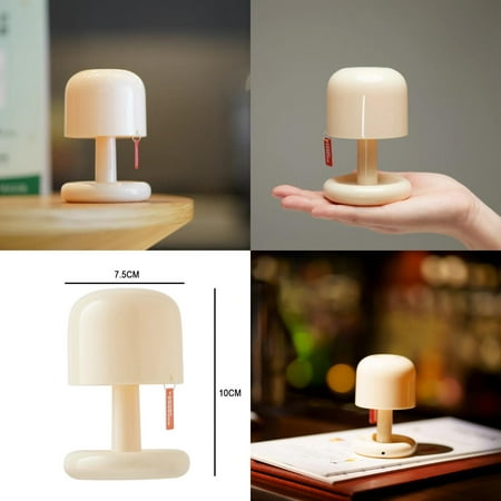 

DUFDIEJ Elegant Mini Mushroom LED Night Light - Stylish USB Rechargeable with Creative Sunset Design - Unique and Charming Stand for Bedroom or Coffee Decor - Perfectly Stylish Way to Bri