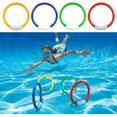 thumbnail image 4 of Juguetes de buceo, juguete de natación 26 piezas Juegos de juegos de buceo Anillos de buceo Bandidos de torpedos Palos de buceo Juguetes para piscina Natación subacuática Juegos de verano f, 4 of 5