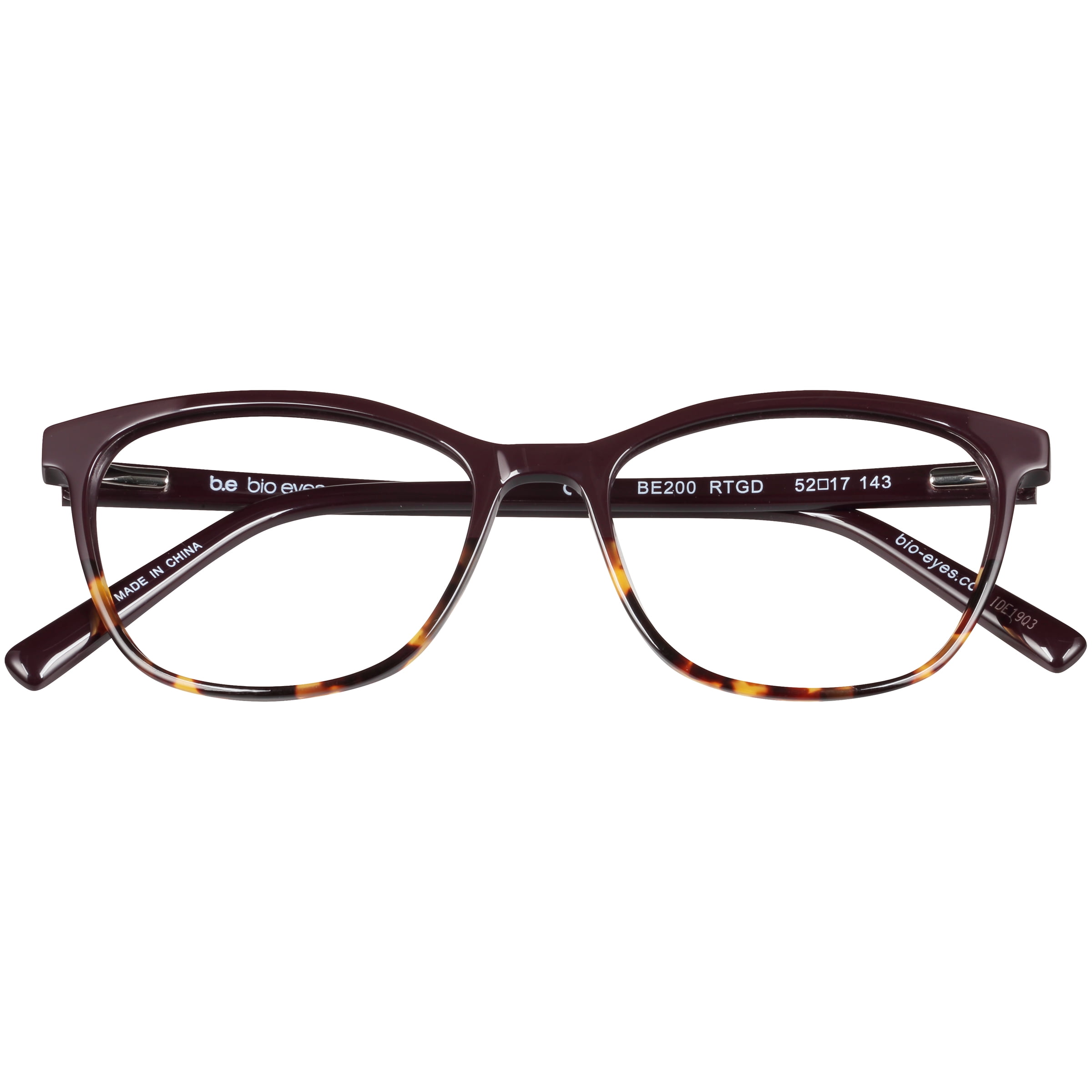 Bio Eyes Women's BE200 AMARYLLIS Red Tort Eyeglass Frames