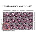 thumbnail image 3 of Manfei Woodland Zebra Fabric by the Yard (1 Yard), Chic Pink Butterfly Decorative Fabric by the Yard for Girls, Animal Print Sewing & Crafting Fabric, 3 of 6