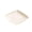 Beige, variant on Square Serving Platter with Reusable Plastic Construction and Speckled Rustic Design, Dishwasher Safe Dinner Plate for Fruit, Salad, Snacks, Picnic, Camping and Outdoor Serving