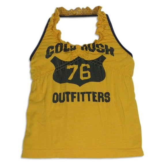 Gold Rush Outfitters - Little Girls Halter Top 25832-3 (gold 76)