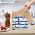 thumbnail image 2 of Yayeee Napkin Holder for Table Kitchen Paper Tissue Organization, Orange Sailboats, 2 of 8