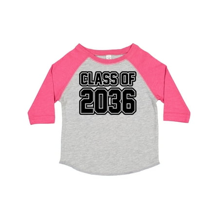 

Inktastic Class of 2036 in Black Outlined Text Gift Toddler Boy or Toddler Girl T-Shirt