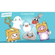 Lankybox Mystery Clip on Mini Plush One Pack Official Merchandise for Ages 3 and up, 4 Inches Tall, 1 of 8 Styles