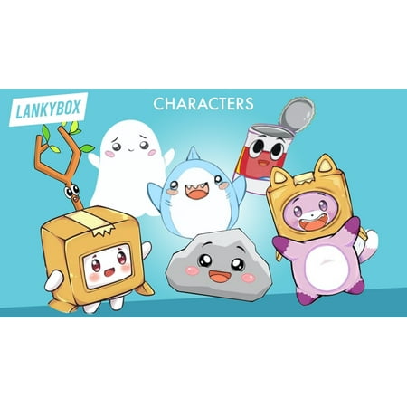 LankyBox Thicc Shark Glow-in-the-Dark Set