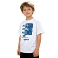 thumbnail image 3 of Hiijoy White Tees for Toddler Boys Summer Beach Soft Short Sleeves O Neck Casual T-Shirts, 3 of 3