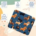 thumbnail image 3 of Dachshund Square 8.3x9.8 Inch Non-Slip Rubber Bottom Printed Desk Mat Gaming Mousepad Mouse Mat for Office and Gaming, 3 of 6