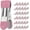 Pink, variant on Clothes Pins Heavy Duty 30 Pack - 2.17 Inch Metal Chip Clips, Clothespins for Photo Drying Clothesline Laundry Sock, Bag Clips for Food Kitchen Stainless Steel with Rubber, Dark Green
