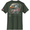 thumbnail image 3 of Men's Hendrick Motorsports Team Collection Olive Chase Elliott Eagle T-Shirt, 3 of 3