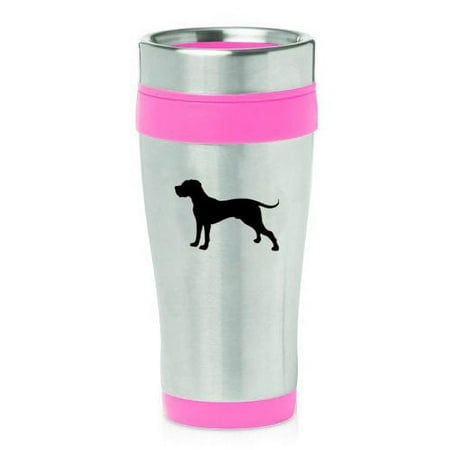 

16oz Insulated Stainless Steel Travel Mug Great Dane (Pink)