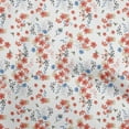 thumbnail image 1 of oneOone Cotton Silk Pink Fabric Floral Dress Material Fabric Print Fabric By The Yard 42 Inch Wide, 1 of 4