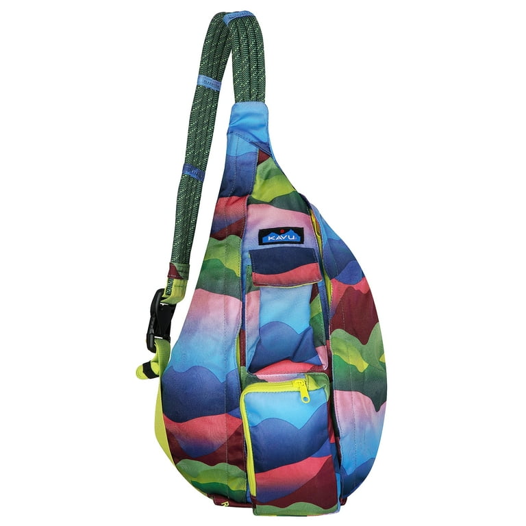 KAVU Original Rope Sling Bag with Adjustable Rope Shoulder Strap Mojave One Size Walmart