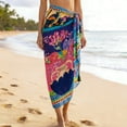 thumbnail image 7 of 2Pcs Sarong Beach Coverups for Women, Long Chiffon Bikini Sheer Wrap Skirt for Swimsuit Poolside Summer Vacation, 7 of 7