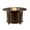 Brown, variant on Aluminum 44-in Round Propane Fire Table with Beads, Covers and Lid