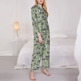 thumbnail image 3 of Balery Farm Cows Conjunto de Pijama con Estampado para Mujer, Conjunto de Dos Piezas con Manga Larga, Ropa de Dormir Suave con Bolsillos, Pijamas Cómodos-X-Large, 3 of 7