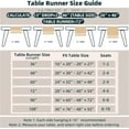 thumbnail image 3 of Boho Table Runner for Home Decor with Tassels 90 Inch Cream & Brown Macrame Runner for Dining & Bedroom Baby Bridal Shower Decor(12x90 Inches), 3 of 14