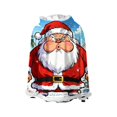 thumbnail image 3 of Men's Christmas Hoodie 3D Santa Claus Cartoon Graphic Sweatshirt Merry Christmas Pullover Xmas Holiday Party Tops, 3 of 6