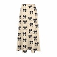 thumbnail image 6 of Levmjia Women's Midi Skirt Fashion Casual Polyester Flowy Skirt Zipper Floral Printed A-Line Skirt Flowing Vacation Daily Wear Summer, 6 of 7