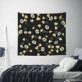 thumbnail image 3 of Bingfone Polyester Fabric Tapestry Daisy Wall Hanging Tapestry,Daily Decorative Tapestry for Bedroom Living Room Dorm 60L x 51W Inches, 3 of 7