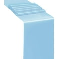 thumbnail image 4 of 50 Baby Blue Chair Sashes Satin Chair Bows for Wedding Birthday Party Fiesta Decor - 7x108 Inches Ribbons Ties Fitted Banquets Folding Decorations, 4 of 13
