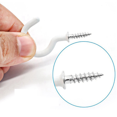 thumbnail image 4 of 140PCS Ceiling Hooks Heavy Duty Screw Cup Hook for Bathroom Kitchen Wall Ceiling Hanging Various Size Combination, 4 of 7