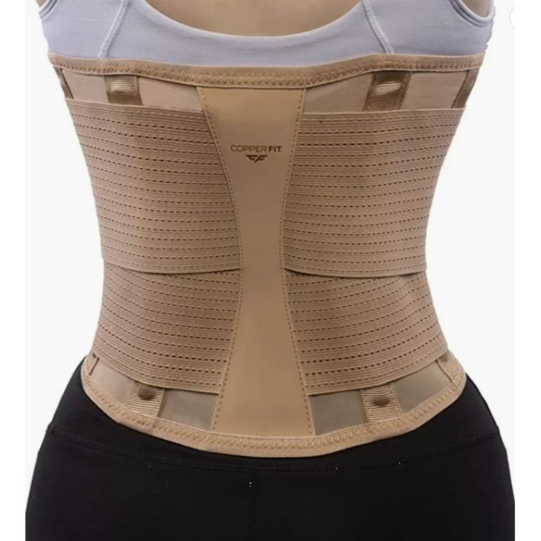 Copper Fit® Core Shaper, Supports Back and Shapes Waist, Copper Infused,  Beige, L/XL