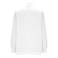 thumbnail image 3 of Zormilly Sweatshirt for Women Long Sleeve Mock Neck Oversized Sweatshirt with Pockets Buttons Fashion Fall Outfits, S-3XL, 3 of 8