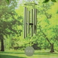thumbnail image 2 of 36"H Laser Etched Painted Wood Hand Tuned Windchime, "Peace", Scale "E", 2 of 6