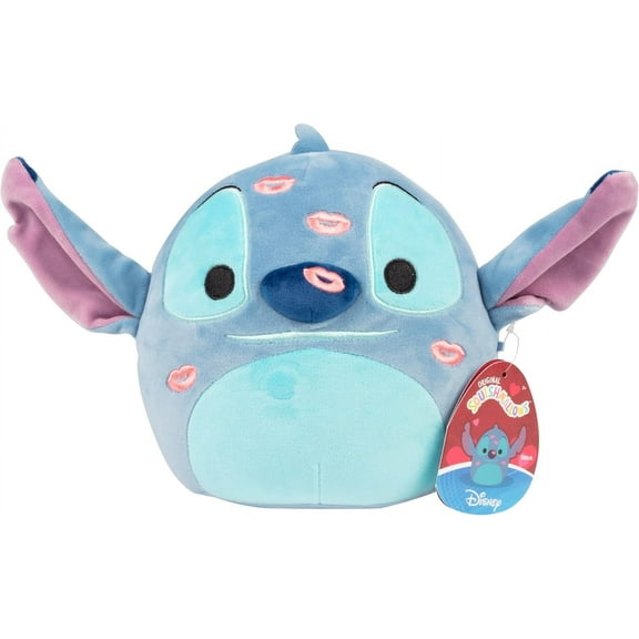 Squishmallows 8-Inch Stitch - Official Jazwares Disney Lilo & Stitch Movie Plush - Collectible Soft Squishy Stuffed Animal Toy - Add to Your Squad - Gift for Kids, Girls, Boys