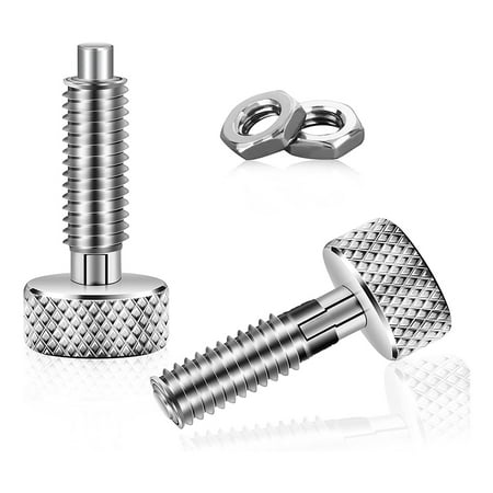 

2 Pcs Hand Retractable Plunger Stainless Steel Lock Out M6 Type Quick Release Pins for Rolling Toolbox Packout