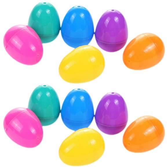 20pcs adorno de huevo de pascua huevos de pascua abiertos decoración de forma para fiestas favores de fiesta de pascua