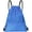 Blue, variant on Drawstring Backpack Bag for Men Women, Waterproof Gym Drawstring Bag Back Sack with Zip Pocket