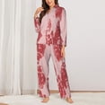 thumbnail image 2 of Naloa Red Meat Pajamas for Women Set, Womens Pajama Sets, Lounge Sets for Women, 2pjs for Women-XX-Large, 2 of 7