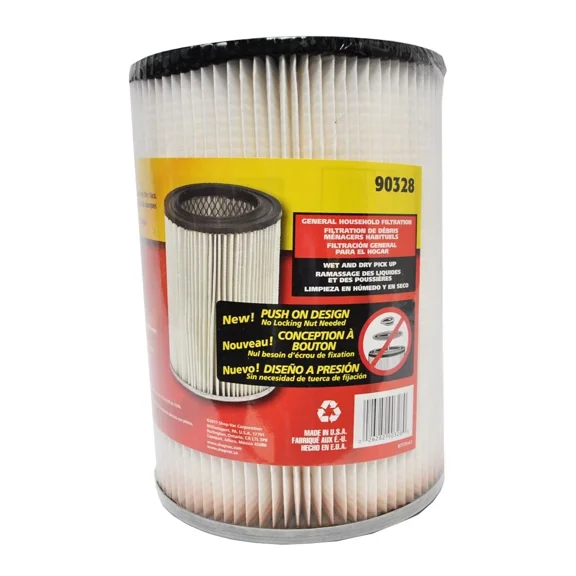 Replacement Part For Shop Vac Rigid Pleated Cartridge Wet Dry Filter # 9032800
