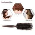 thumbnail image 4 of 1 Pce Peigne Rond Brosse à Cheveux Peigne Rouleau à Peluches Brosse Roulante Outil de Coiffure DIY avec Manche en Bois, 4 of 6