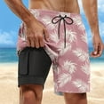 thumbnail image 2 of Men's Casual Shorts Mens Tennis Short Mens Apparel Shorts Quick Y Men Swim Shirt Baggy Cargo for Men Light Boy for Women Casual Set Denim Cargo Tall Athletic Pink S, 2 of 4