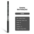 thumbnail image 1 of Ultralight Carbon Mini Fishing Rod - 28cm Compact for Camping Fishing, 1 of 12