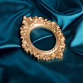 thumbnail image 2 of Vintage Picture Frame Resin Golden Ornate Textured Oval Desktop Photo Frame Photo Holder Jewelry Display Frame Home Decoration, 2 of 7