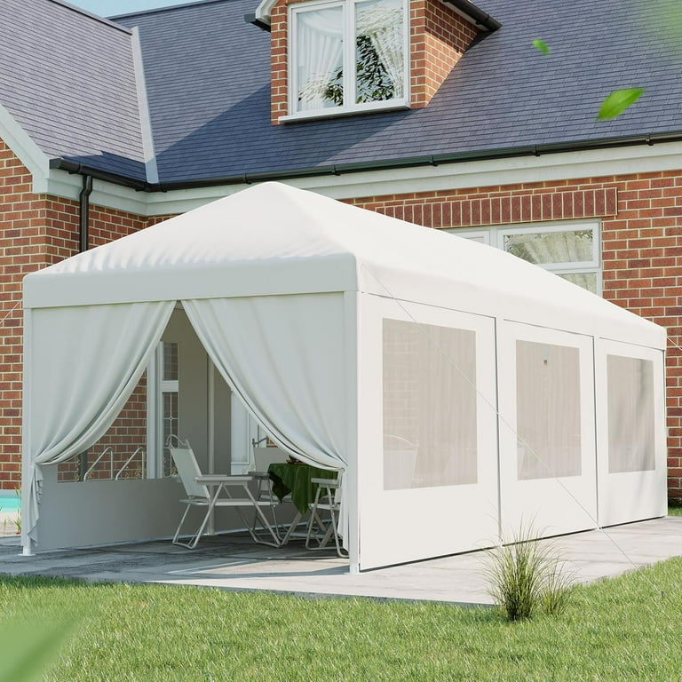 Peaktop Outdoor 10x30ft Heavy Duty Party Tent with Roll-up