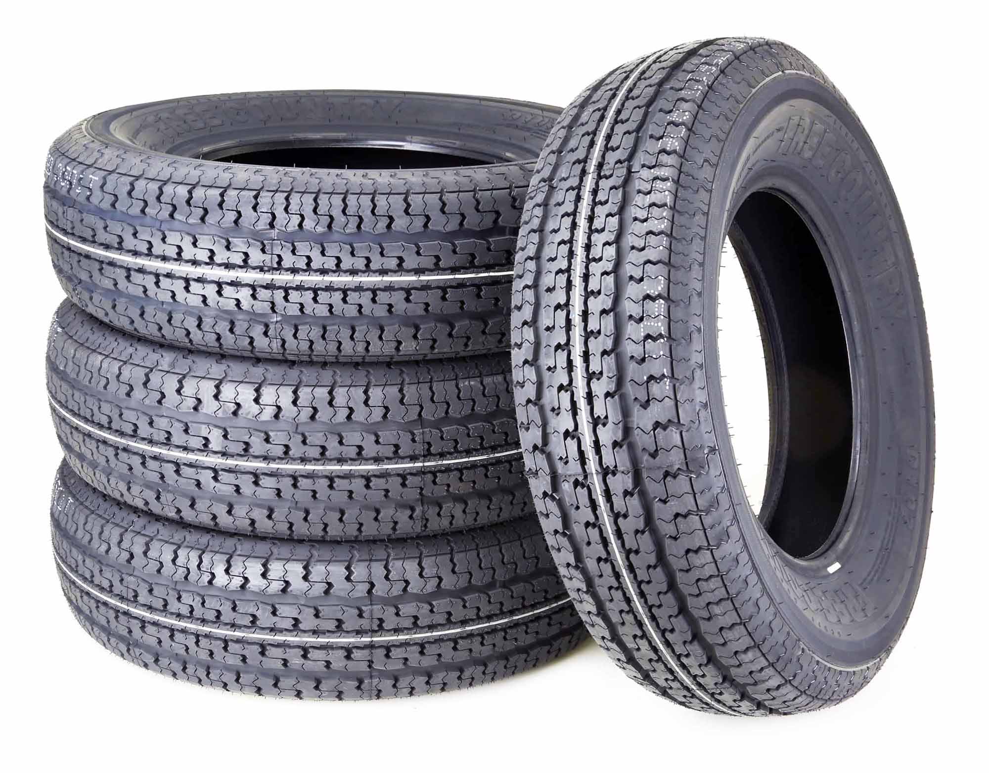 2 Free Country Trailer Radial Tires ST205/90R15 / 7.00R15 10PR Load Range E - Steel Belted