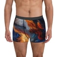 thumbnail image 2 of JUNZAN Cosmic Dog Starry Night Mens Underwear Boxer Briefs for Men’s-Small, 2 of 7